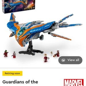 LEGO Guardians Spaceship Set - Blue and Orange